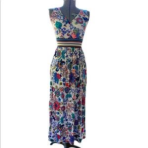 Milly For Design Nation Floral Maxi Dress